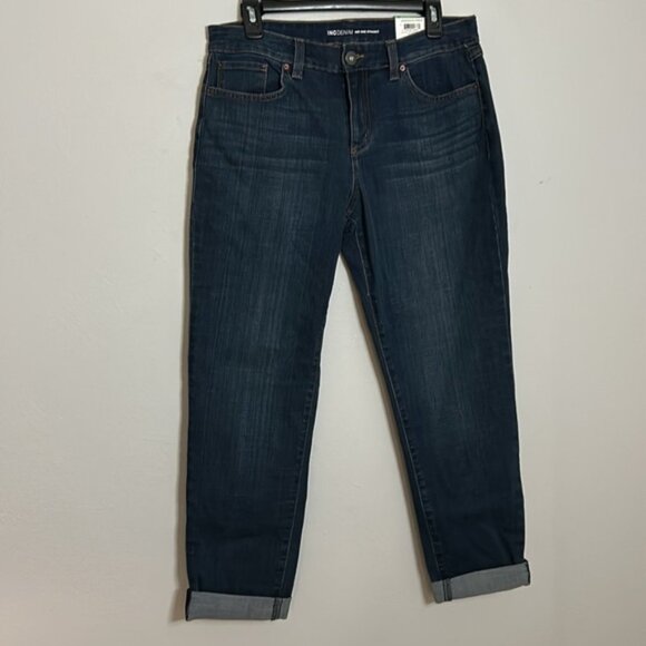 NWT Inc Denim Petite Core Denim Straight denim jeans, cuffed, women’s 8P. - Picture 1 of 10